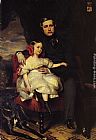 Napoleon Alexandre Louis Joseph Berthier, Prince de Wagram and his Daughter, Malcy Louise Caroline Frederique by Franz Xavier Winterhalter